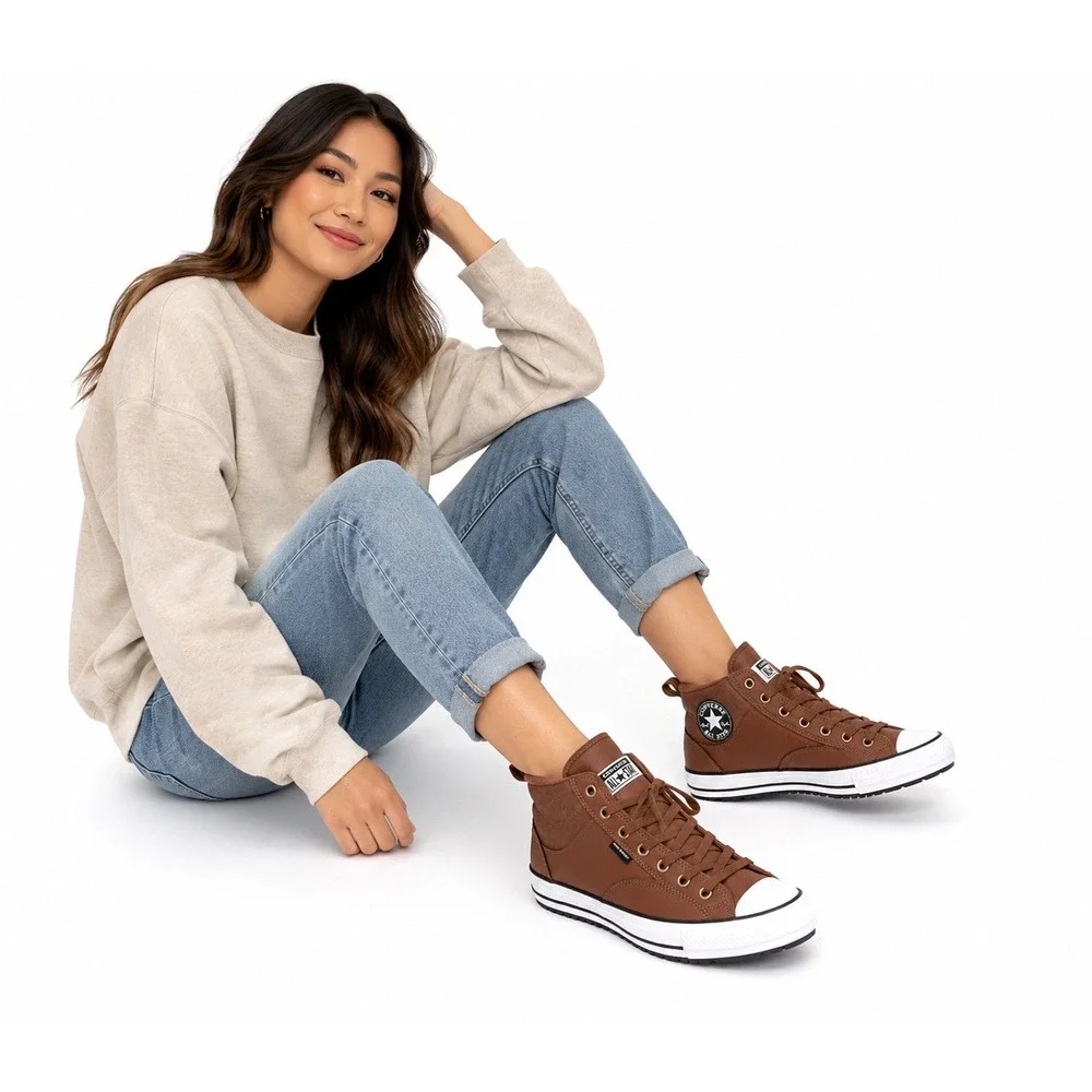 Converse Chuck Taylor All Star High Street Brown Water Repellent M10 W12 107-07
